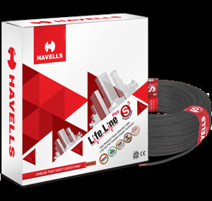 Havells Life Line Plus S3 HRFR Cables 95.0 sq. mm (100 MTR )