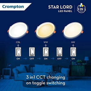 Crompton Panel Light 5W Round / Square
