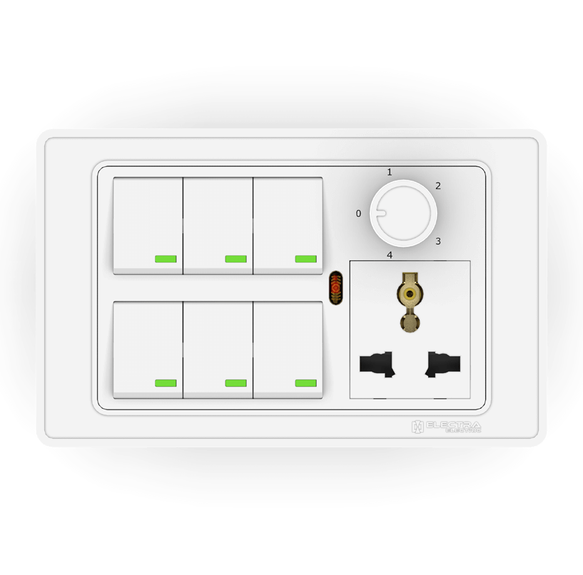 Schneider Claria 4-Gang Switch