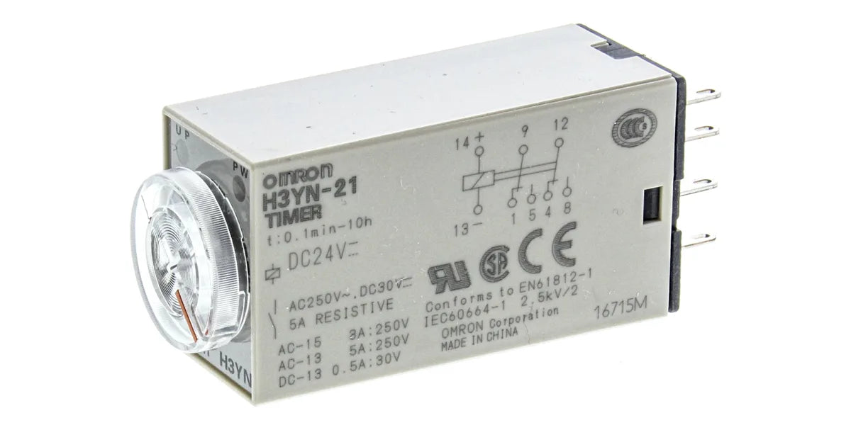 Omron Time Delay Relay 24V DC