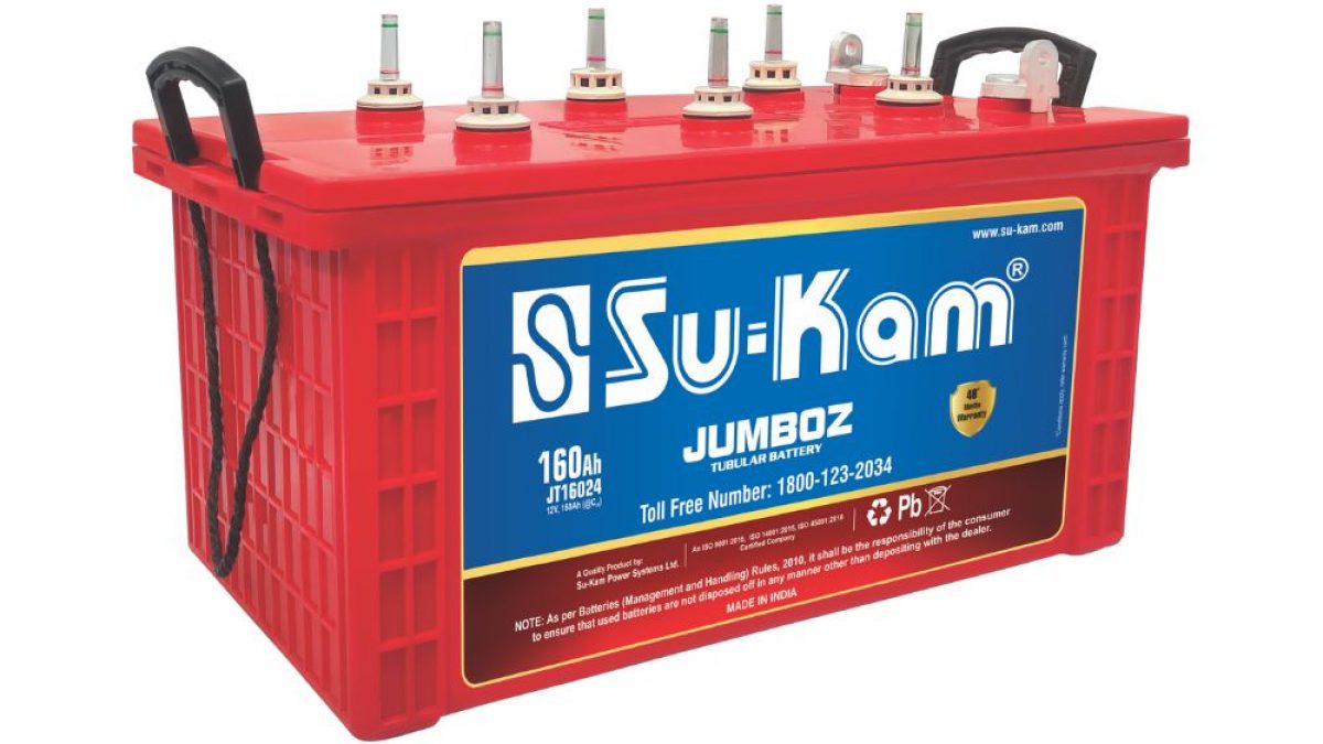 Su-Kam Solar Tubular Batteries
