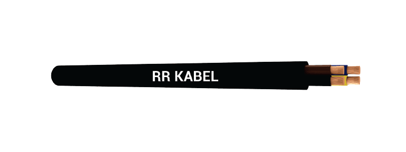 RR Kabel Ratnaflex 0.5 Sqmm 2 Core Black Multicore Cable, Length: 100m