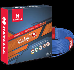 Havells Life Line Plus S3 HRFR Cables 95.0 sq. mm (100 MTR )