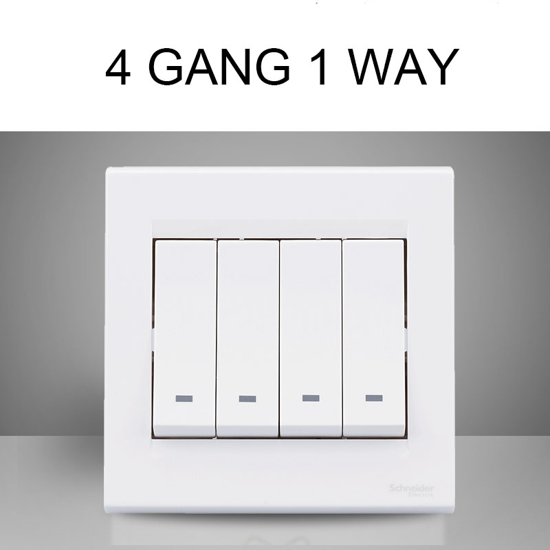 Schneider Claria 6-Gang Switch