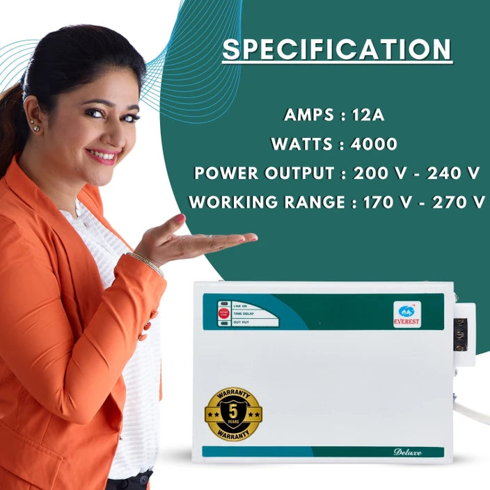 Everest Servo Stabilizer 140-280V