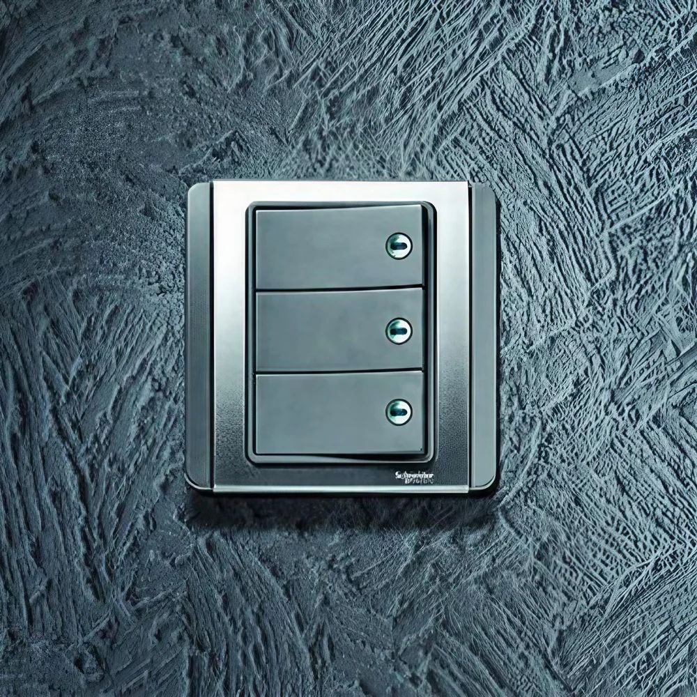 Schneider Electric ZENcelo India 6 Module Surround and Gridplate