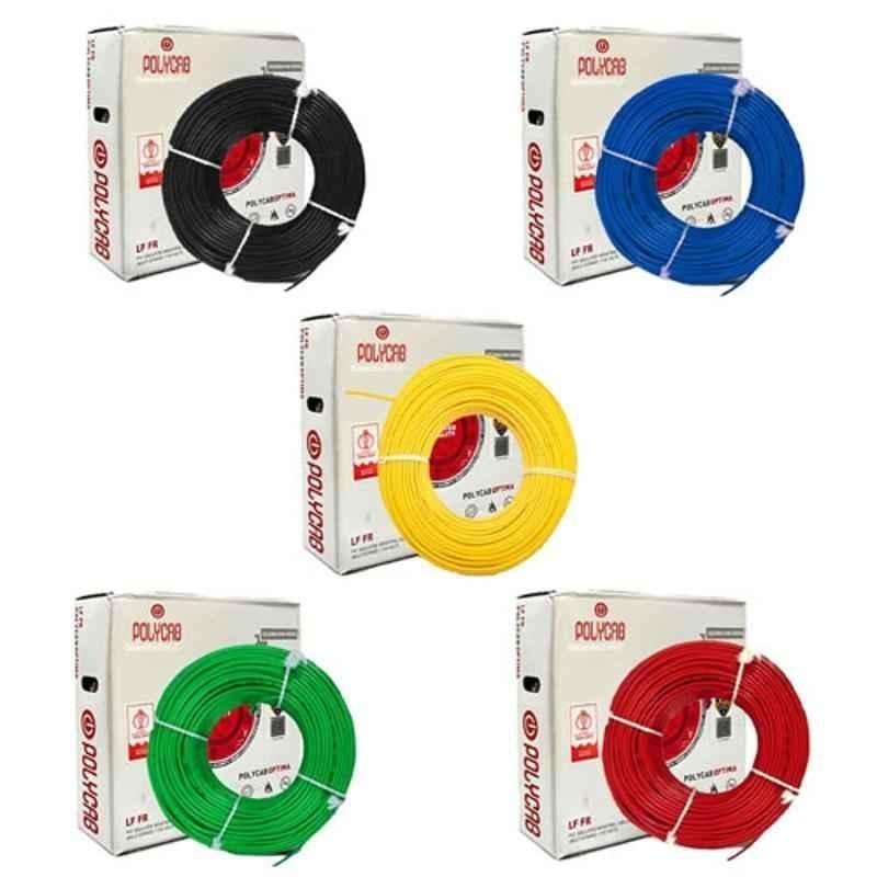 Polycab Optima Plus 6.0 sqmm 90 Meter copper Wire