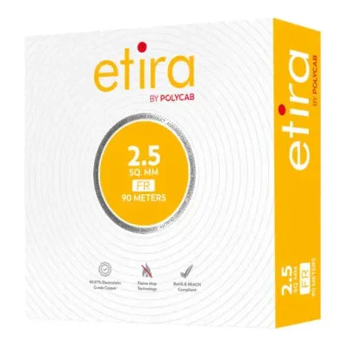 Polycab 1.5 sqmm ETIRA House Wires 90 Meter Copper
