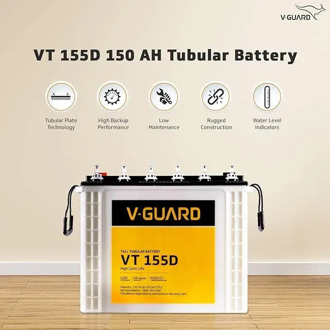 V-Guard Flat Plate batteries