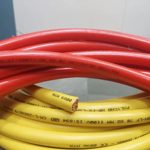 Polycab Industrial Single Core & Multi-core flexible Cable 95.00 sqmm 1 core 1100 V PVC Insulated & sheathed 100 Meter