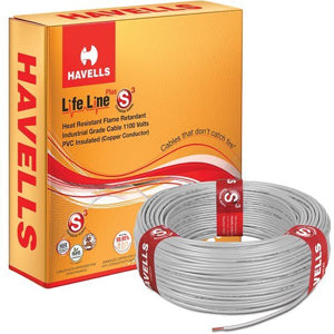 Havells Life Line Plus S3 HRFR Cables 4.0 sq. mm (90 MTR )