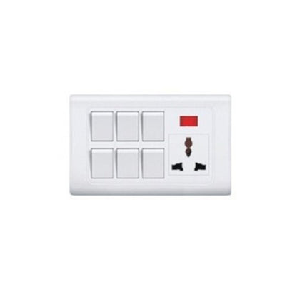 V-Guard	Viva 6-Gang Switch