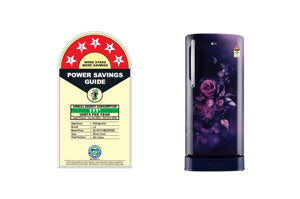 LG 201L Single Door Refrigerator with Smart Inverter Compressor, Base Stand Drawer, Blue Charm Finish, 5 Star