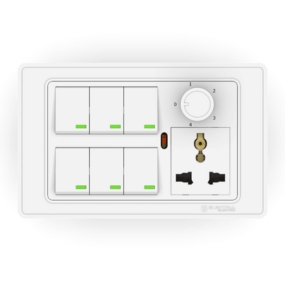 Schneider Claria 6-Gang Switch