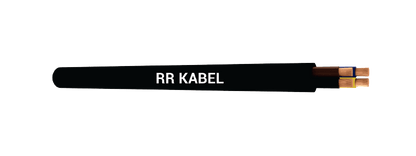 RR Kabel Ratnaflex 0.5 Sqmm 2 Core Black Multicore Cable, Length: 100m