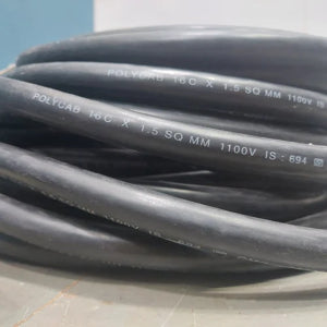 Polycab Industrial Single Core & Multi-core flexible Cable 2.5 sqmm 1100 V PVC Insulated & sheathed 100 Meter