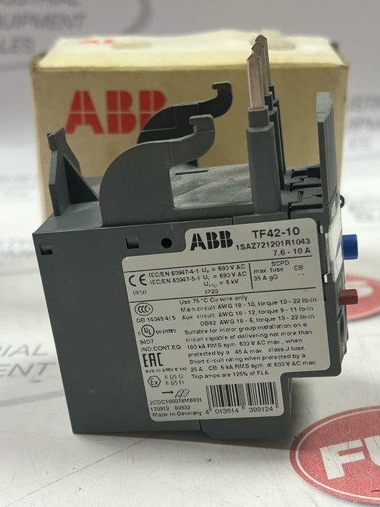 ABB	Thermal Overload Relay 110V AC