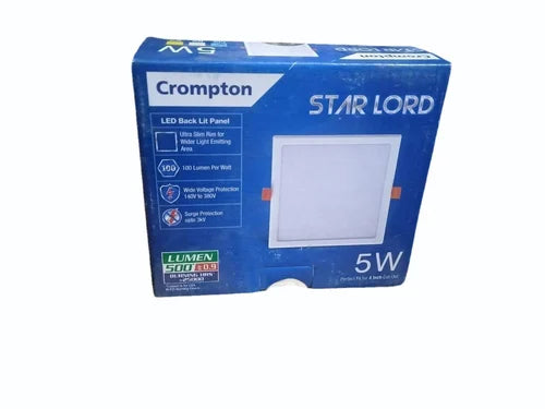 Crompton Panel Light 5W  Round / Square