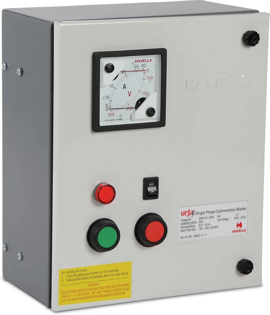 Havells Synchronous Motor 0.5 HP with Star-Delta Starter