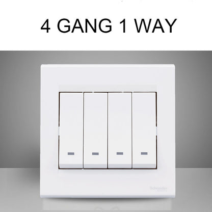 Schneider Claria 6-Gang Switch