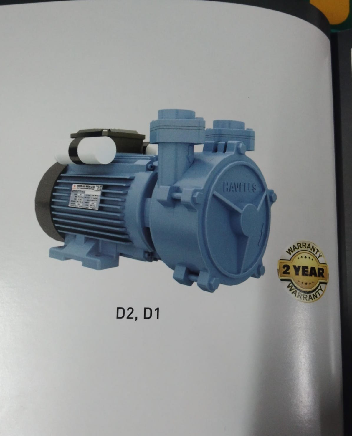 Havells Servo Motor 0.5 HP with Soft Starter