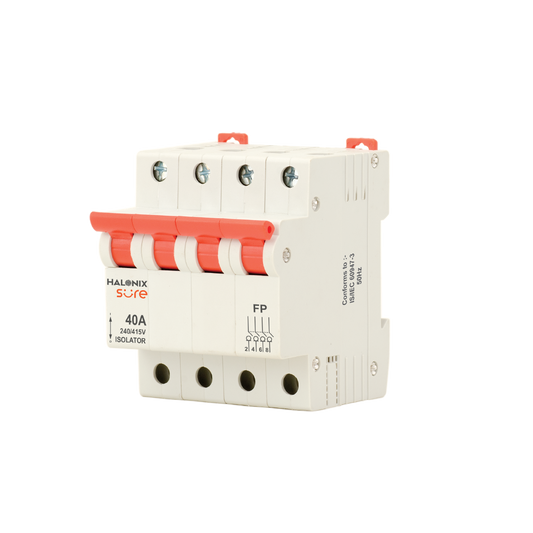 Halonix Sure  Four Pole C Curve MCB