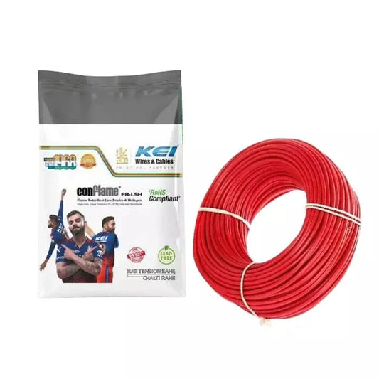 KEI WIRES & CABLES Homecab 0.5 sqmm 1 Core Housewire (90 METER )