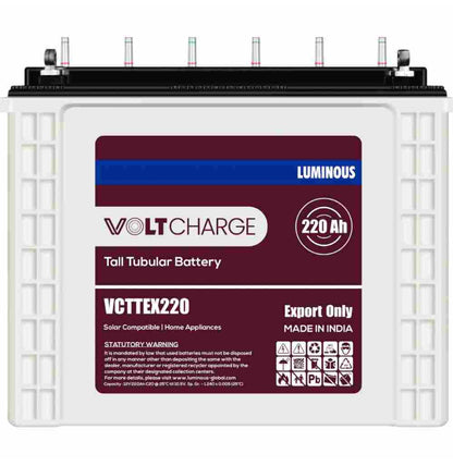 Luminous Tubular batteries