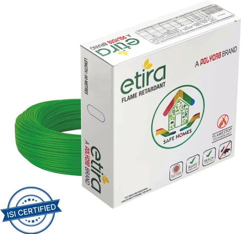 Polycab 1.0 sqmm ETIRA House Wires 90 Meter Copper