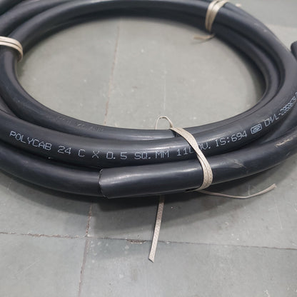 Polycab Industrial Single Core & Multi-core flexible Cable 1.0 sqmm 1100 V PVC Insulated & sheathed 100 Meter