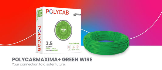 Polycab Maxima Green Wire HR FR LSH