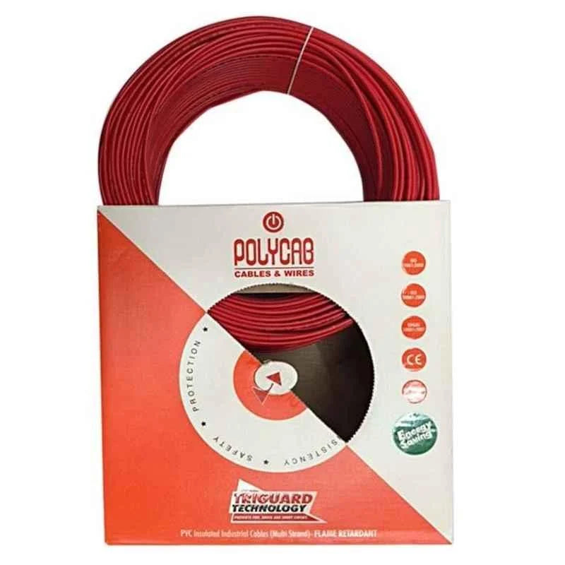 polycab 4.0 sqmm 200Mtrs HFFR industrial Multistrands cable