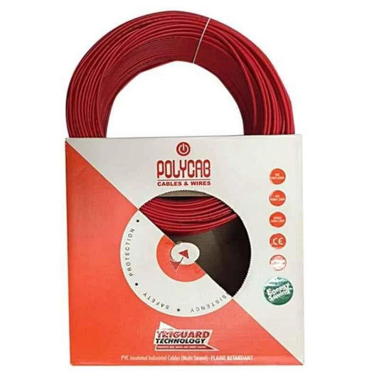 polycab 10.0 sqmm 200Mtrs HFFR industrial Multistrands cable