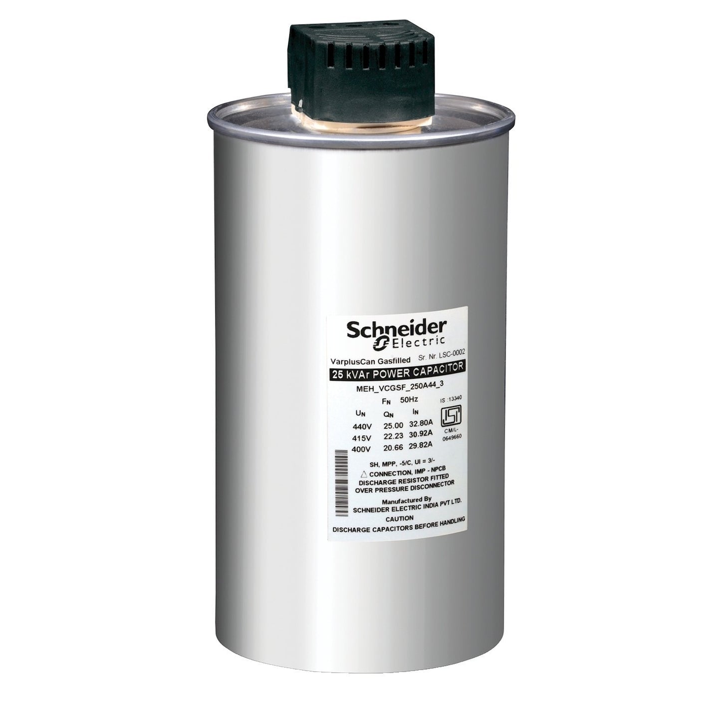 Schneider Lighting Capacitor